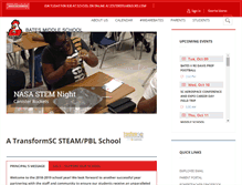 Tablet Screenshot of bms.sumterschools.net